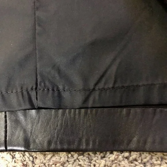 Siena Leather Skirt Womens 6 Used Black - Picture 12 of 16